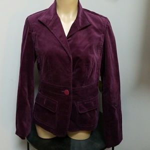 Talbots Plum Blazer